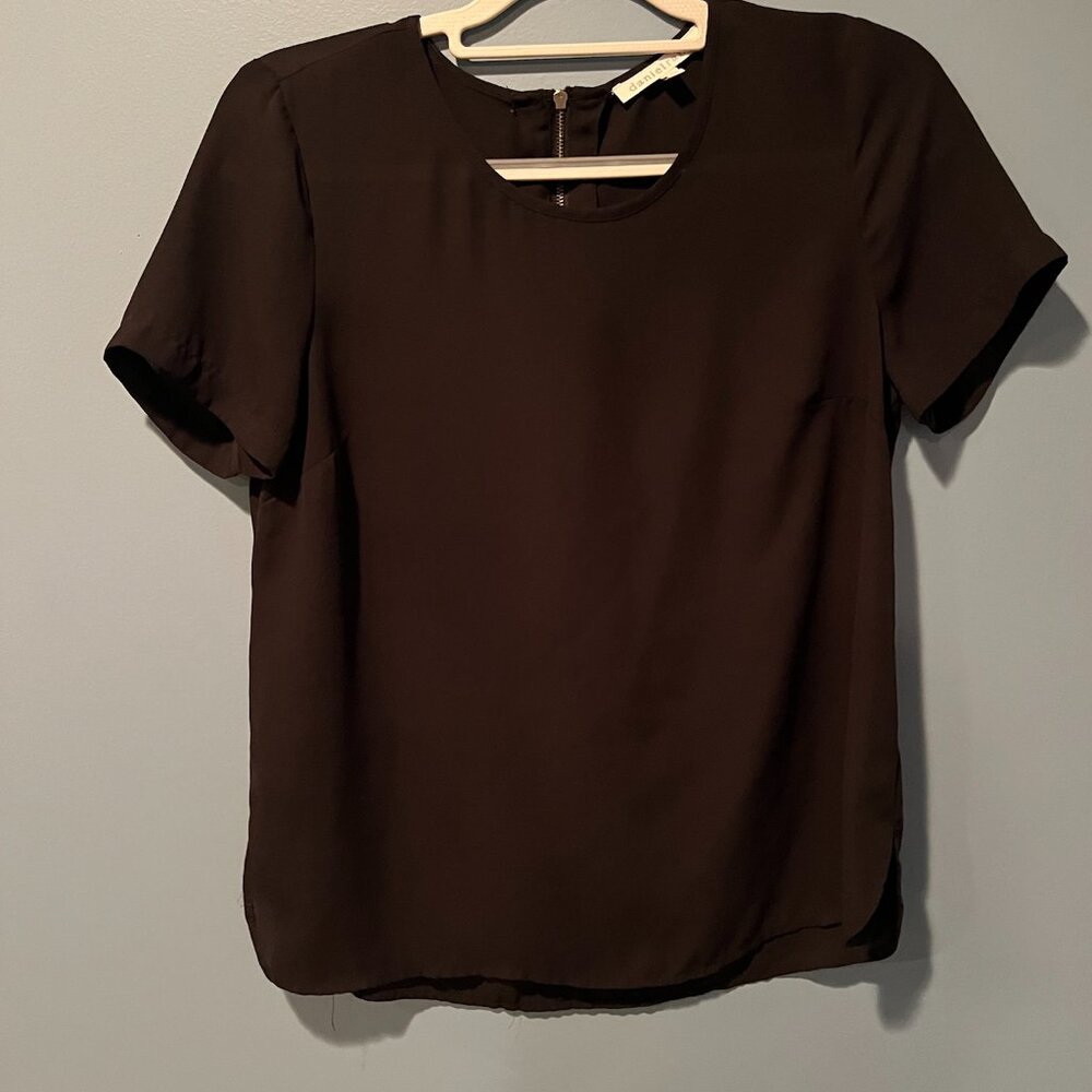 Danielrainn Black Short sleeve blouse size s